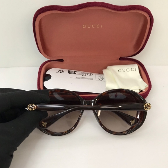 💯 Original Gucci GG0368S 002 55 Sunglasses - Picture 9 of 14